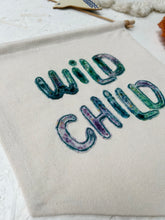Load image into Gallery viewer, Leo & Wilf X Fin & Nox - Stay Wild Banner - Green / Blue Opal