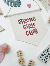 Load image into Gallery viewer, Leo & Wilf X Fin & Nox - Strong Girls Club Banner - Autumnal Rainbow Opal