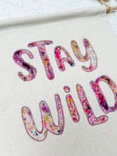 Load image into Gallery viewer, Leo & Wilf X Fin & Nox - Stay Wild Banner - Pink Rainbow Opal