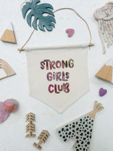 Load image into Gallery viewer, Leo & Wilf X Fin & Nox - Strong Girls Club Banner - Autumnal Rainbow Opal
