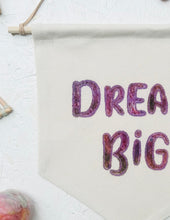 Load image into Gallery viewer, Leo & Wilf X Fin & Nox - Dream Big Banner - Purple Opal