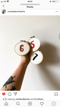 Load image into Gallery viewer, Letter or Number Hoop
