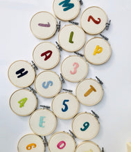 Load image into Gallery viewer, Letter or Number Hoop