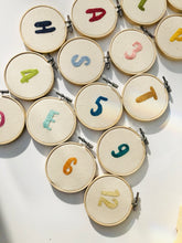 Load image into Gallery viewer, Letter or Number Hoop
