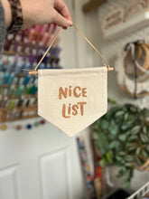 Load image into Gallery viewer, Naughty or Nice List mini banner