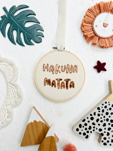 Leo & Wilf X Fin & Nox - Hakuna Matata 6” Hoop - Rainbow Opal mix