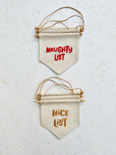 Load image into Gallery viewer, Naughty or Nice List mini banner