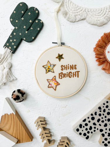 Leo & Wilf X Fin & Nox - Shine Bright 6” Hoop - Rainbow Opal mix