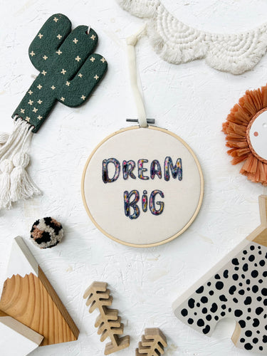 Leo & Wilf X Fin & Nox - Dream Big 6” Hoop - Navy Rainbow Opal