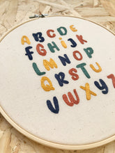 Load image into Gallery viewer, Alphabet Hoop